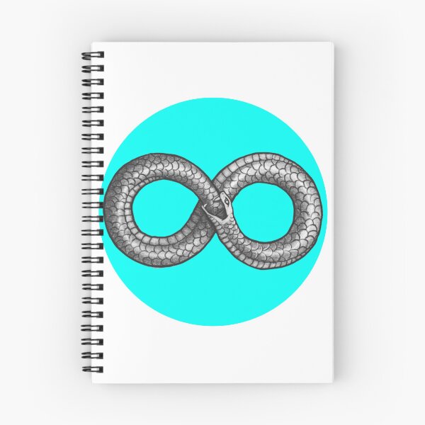 Item preview, Ouroboros Neon Blue designed and sold by OrpheusPo.