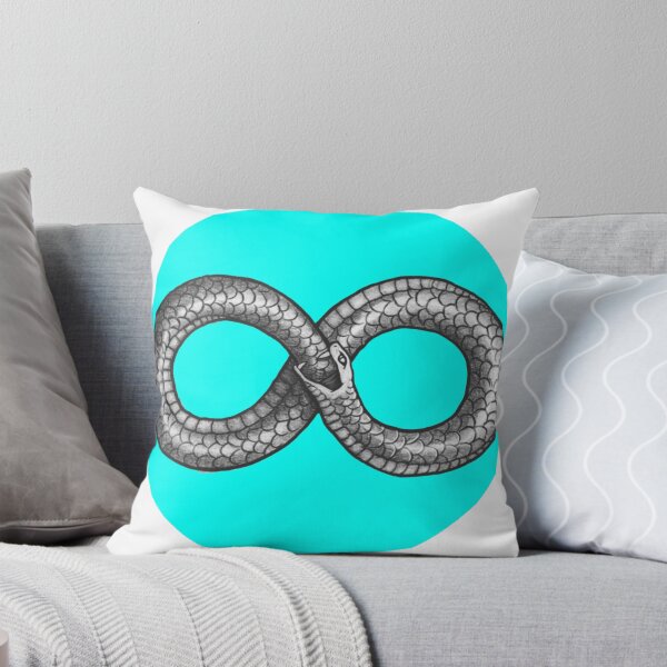 Item preview, Ouroboros Neon Blue designed and sold by OrpheusPo.
