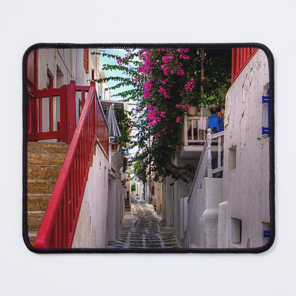 Item preview, Flowers in a Mykonos Lane designed and sold by tomg.