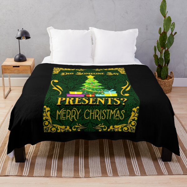 Item preview, Merry Christmas Did Someone Say Presents Christmas Tree designed and sold by teewearstyle.