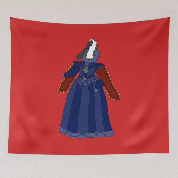 Item preview, Royal Spoonbill on Red designed and sold by Digitaldingo.