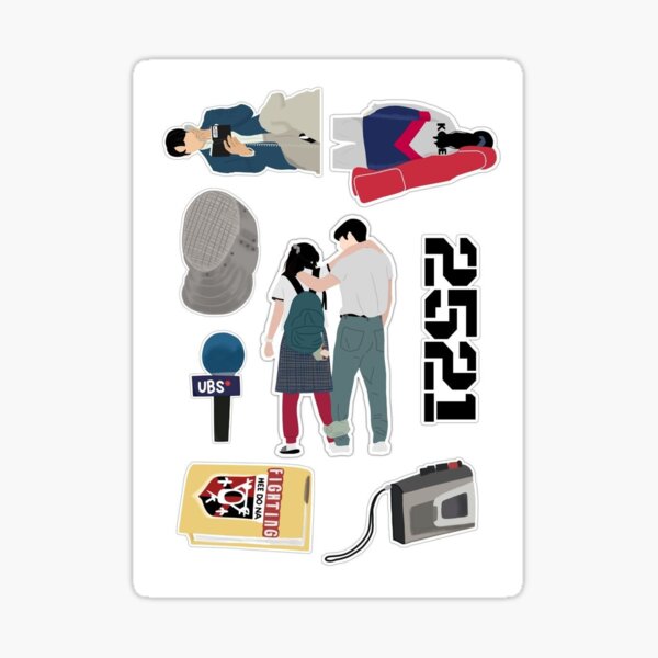 "25 21 sticker pack " Sticker by Desilittlestore | Redbubble