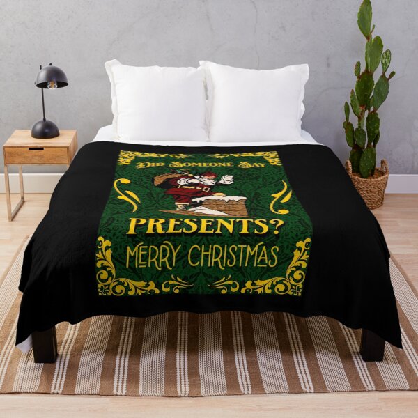 Item preview, Merry Christmas Did Someone Say Presents Santa Chimney designed and sold by teewearstyle.