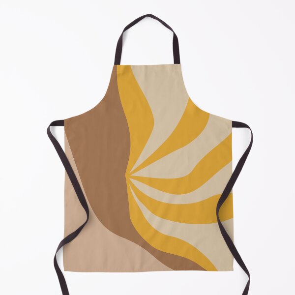 Aperçu de l'œuvre  Minimal Modern  Abstract Shapes Orange Leaves Warm Tones  Design créée et vendue par zedonee.