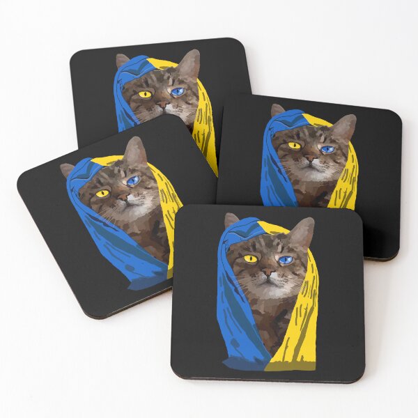 Item preview, Ukraine Cat Stepan Ukrainian Flag Eyes Pride Ukraine designed and sold by Aide.