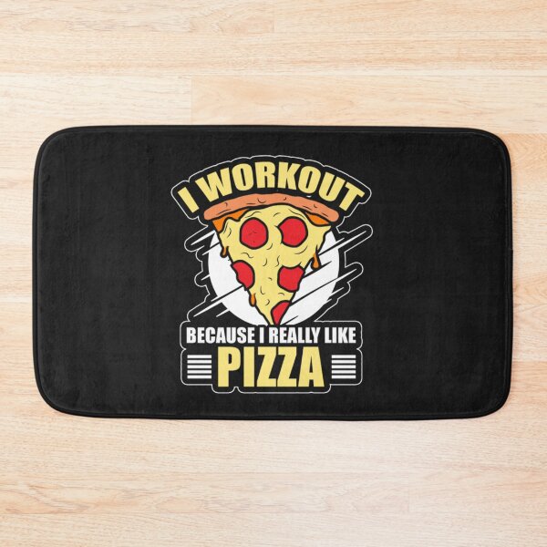 Item preview, I Gym Workout Because I Really Like Pizza designed and sold by ClamenTaon.
