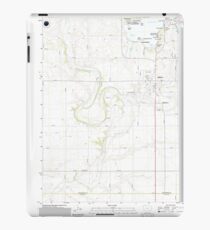 USGS TOPO Maps Iowa IA Milford 20130417 TM iPad Case/Skin