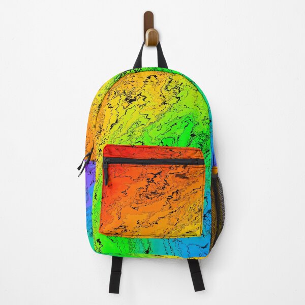 Item preview, Rainbow melting textile designed and sold by FrickinFreckled.