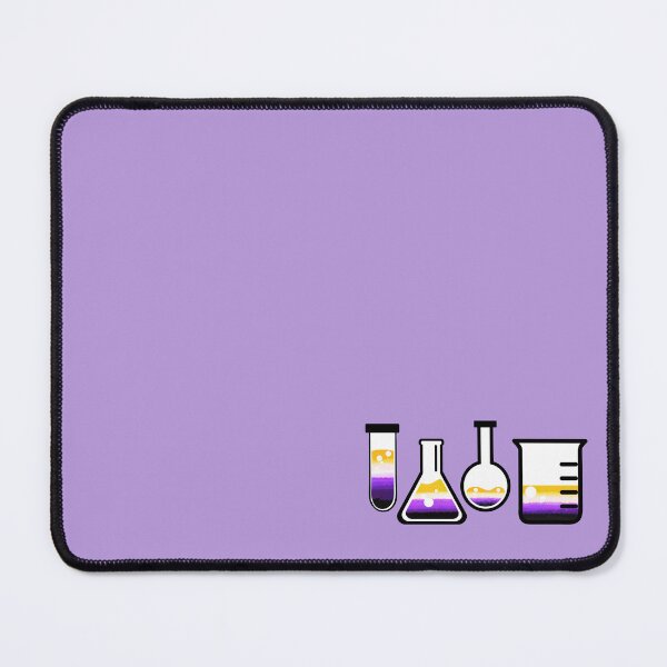 Item preview, Non binary Flag Lab Glassware designed and sold by studiousmage.