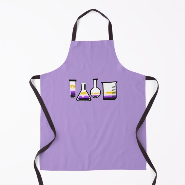 Item preview, Non binary Flag Lab Glassware designed and sold by studiousmage.