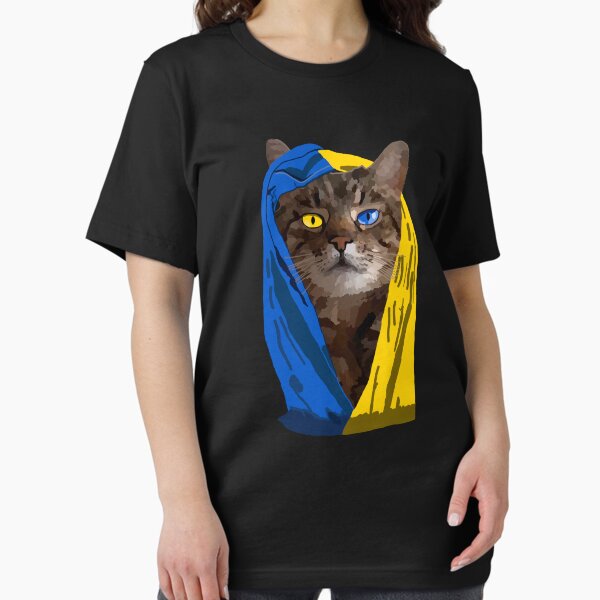 Item preview, Ukraine Cat Stepan Ukrainian Flag Eyes Pride Ukraine designed and sold by Aide.
