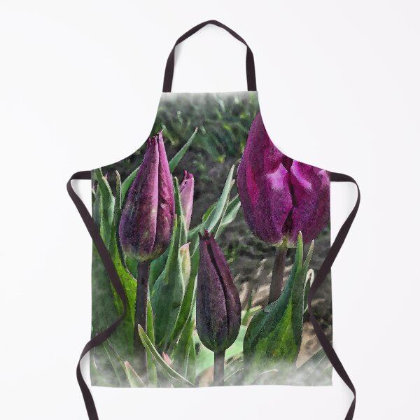 Item preview, Dark Purple Tulips Opening designed and sold by KirtTisdale.