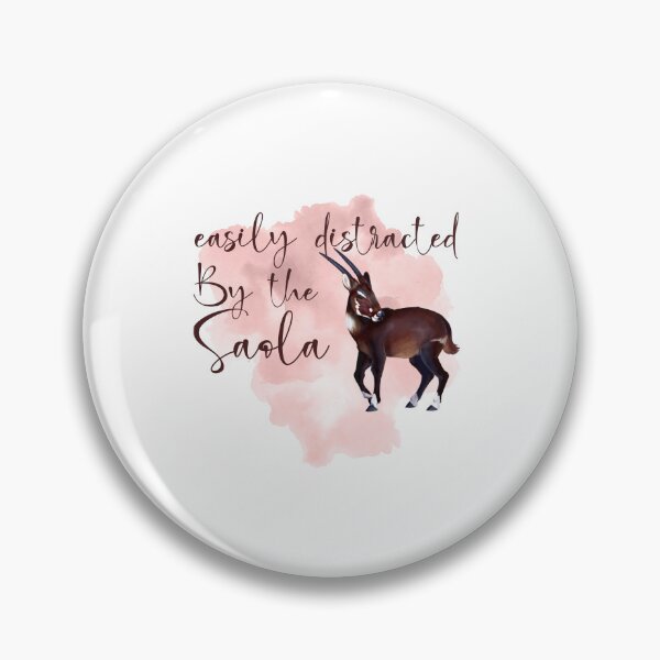Item preview, Easily Distracted by the Saola designed and sold by ErmessThiings.