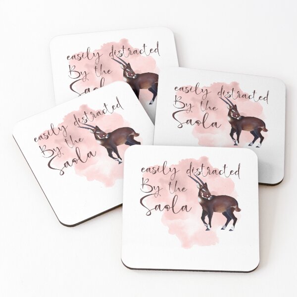 Item preview, Easily Distracted by the Saola designed and sold by ErmessThiings.