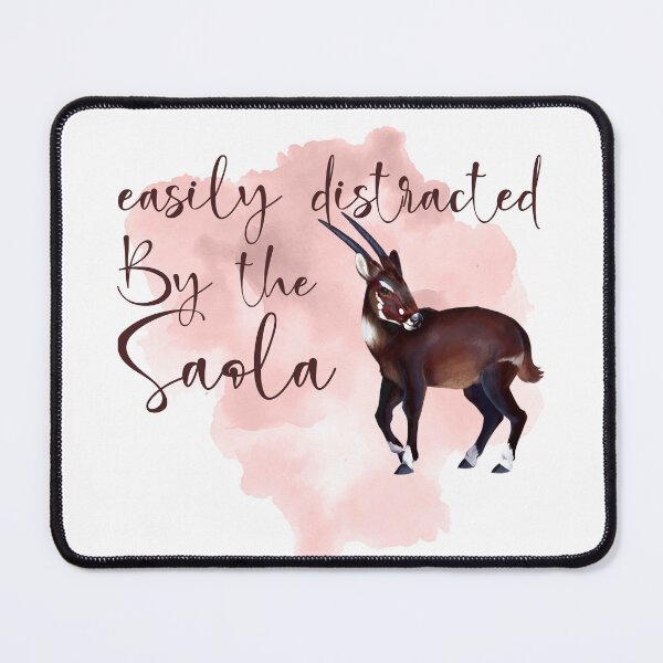 Item preview, Easily Distracted by the Saola designed and sold by ErmessThiings.