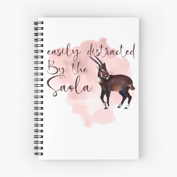 Item preview, Easily Distracted by the Saola designed and sold by ErmessThiings.