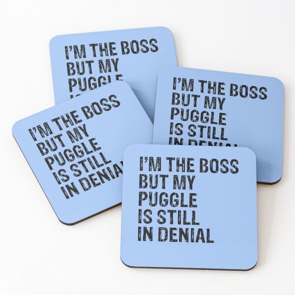 Item preview, I'm The Boss But My Puggle Still In Denial  designed and sold by Guarddogdrive.
