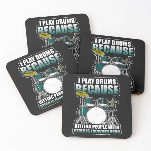 Item preview, Playing Drums Because Stick Frowned Upon designed and sold by ClamenTaon.