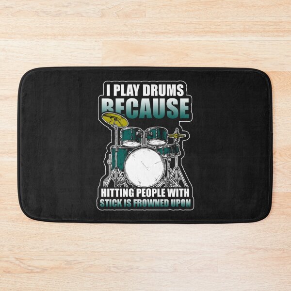 Item preview, Playing Drums Because Stick Frowned Upon designed and sold by ClamenTaon.