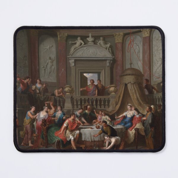 Item preview, The Banquet of Cleopatra | Gerard Hoet | 1720 Historic Art designed and sold by CJET.