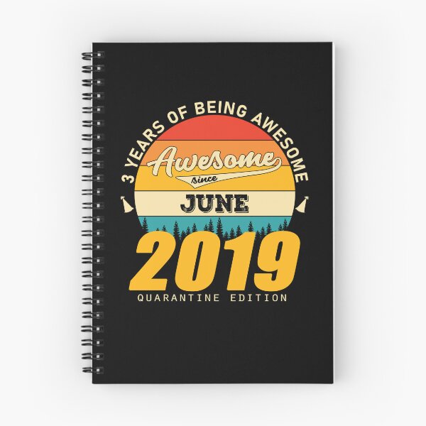 Item preview, 2019 Quarantine Edition June 3 Years Of Being Awesome designed and sold by GeneTonia0307.