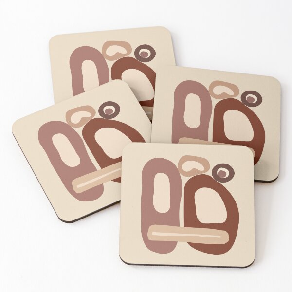 Item preview, Minimal Modern Abstract Shape Warm Tones Design designed and sold by zedonee.