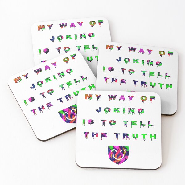 Item preview, My way of joking, words with pattern by Marina Daniluka designed and sold by MariDaniArt.