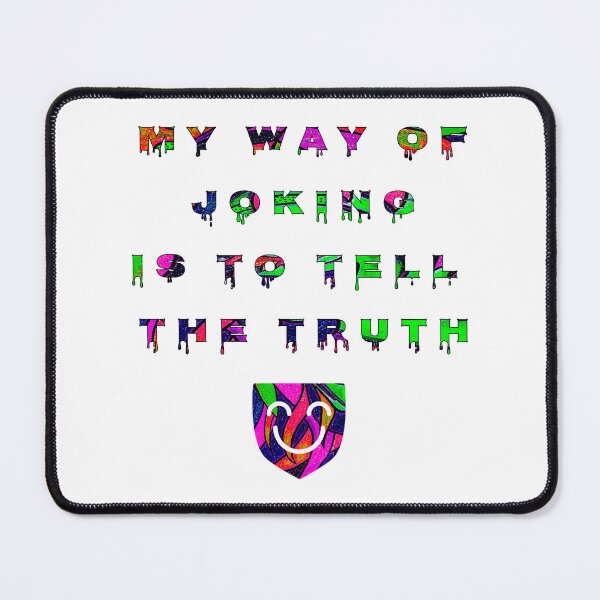 Item preview, My way of joking, words with pattern by Marina Daniluka designed and sold by MariDaniArt.