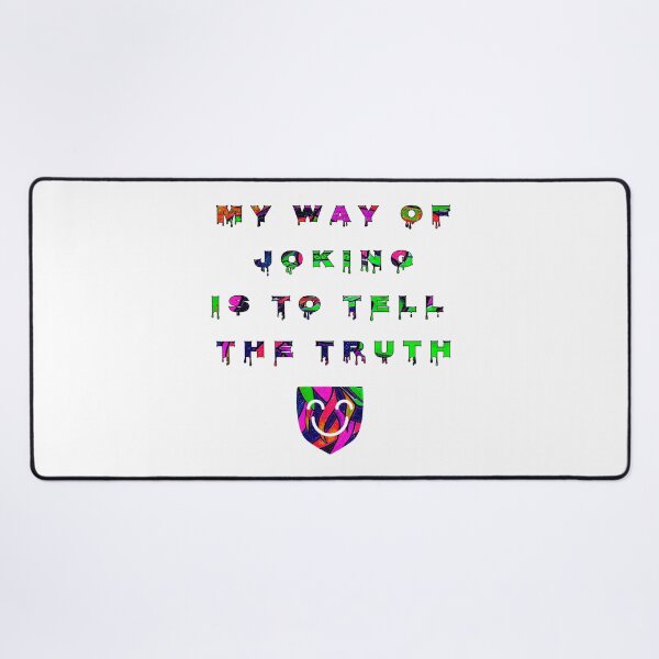 Item preview, My way of joking, words with pattern by Marina Daniluka designed and sold by MariDaniArt.
