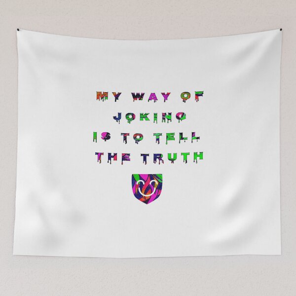 Item preview, My way of joking, words with pattern by Marina Daniluka designed and sold by MariDaniArt.