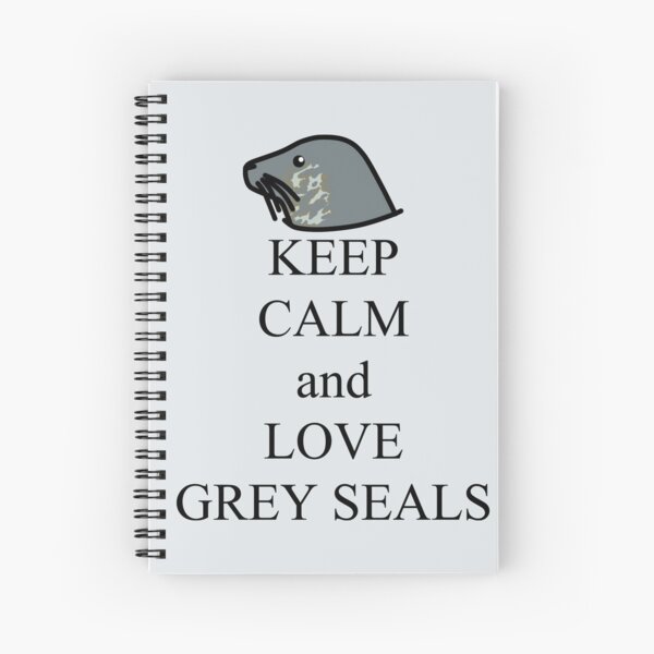 Item preview, Keep calm and love grey seals designed and sold by rainbowcho.