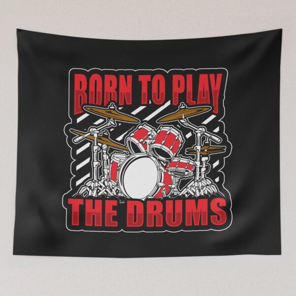 Item preview, Born To Play The Drums Music Band designed and sold by ClamenTaon.