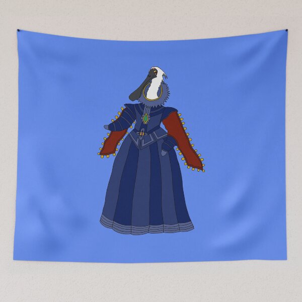Item preview, Royal Spoonbill on Light Blue designed and sold by Digitaldingo.