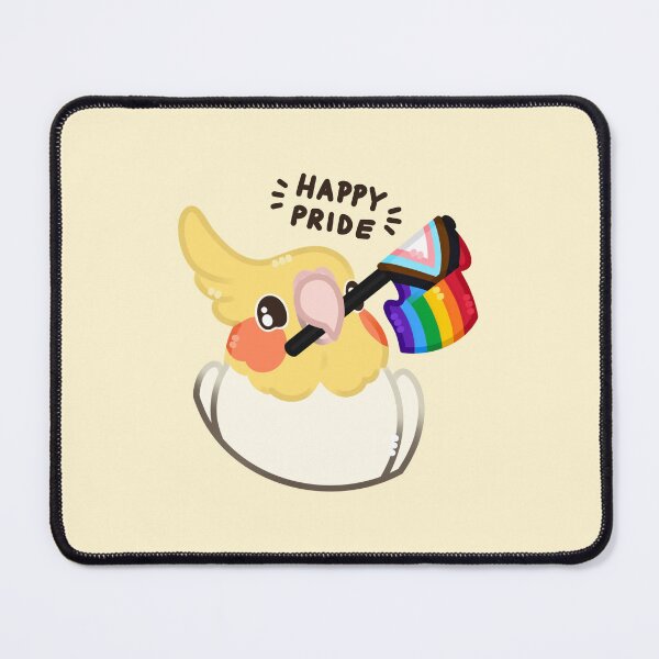 Item preview, Happy Pride Cockatiel designed and sold by catyart.