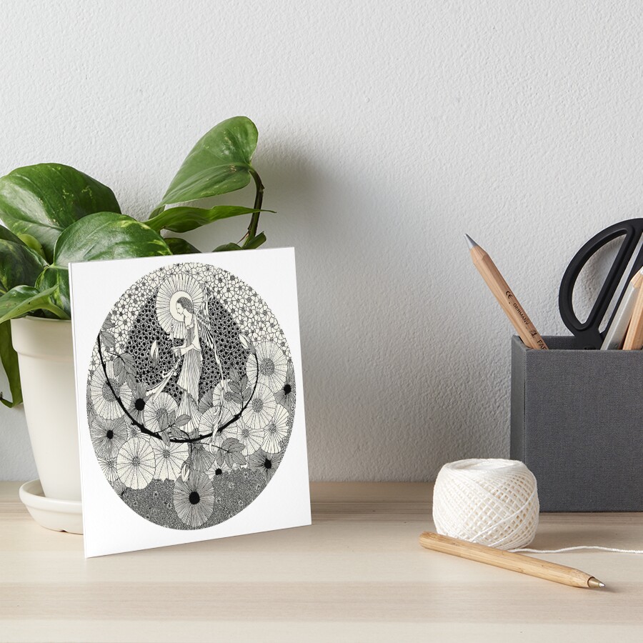 Item preview, Art Board Print designed and sold by OrpheusPo.