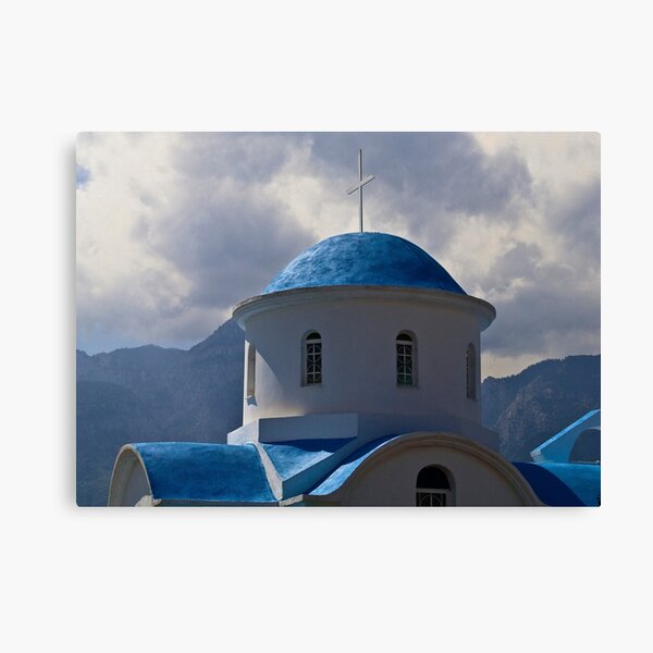 GREEK ROADSIDE CHAPEL..! Canvas Print
