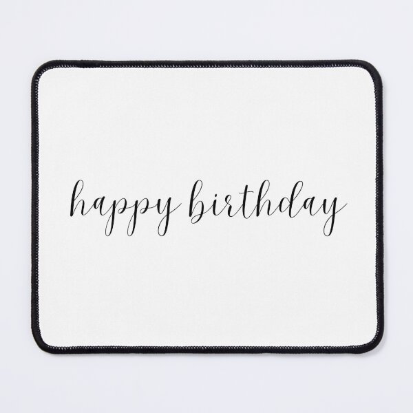Item preview, aesthetic happy birthday calligraphy designed and sold by SHMdesigns.