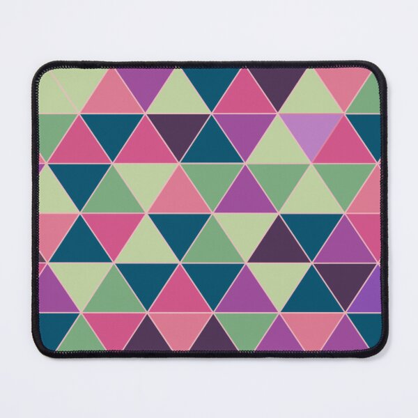 Item preview, Multicolor triangles pattern designed and sold by cutecrazytshirt.