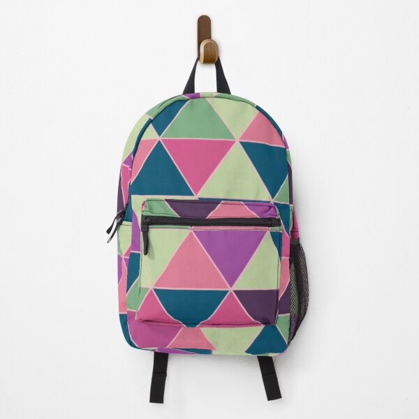 Item preview, Multicolor triangles pattern designed and sold by cutecrazytshirt.