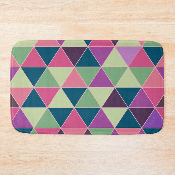 Item preview, Multicolor triangles pattern designed and sold by cutecrazytshirt.