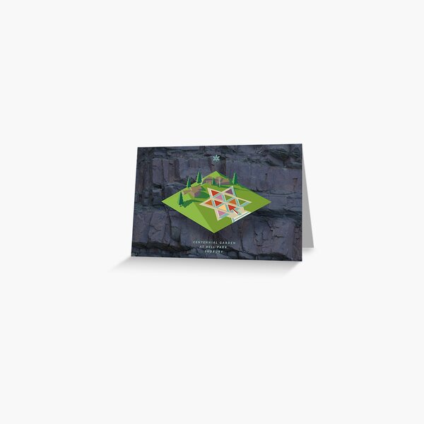 Centennial Garden at Bell Park, Sudbury Greeting Card