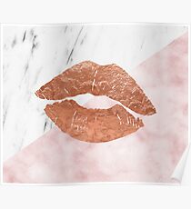 Kiss me marble Poster