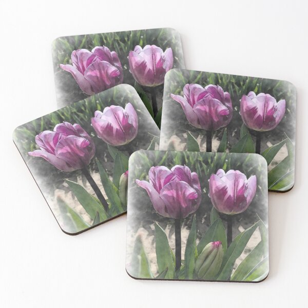 Item preview, Soft Purple Pattern Tulips designed and sold by KirtTisdale.
