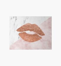 Kiss me marble Art Board