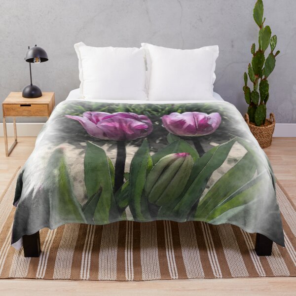 Item preview, Soft Purple Pattern Tulips designed and sold by KirtTisdale.