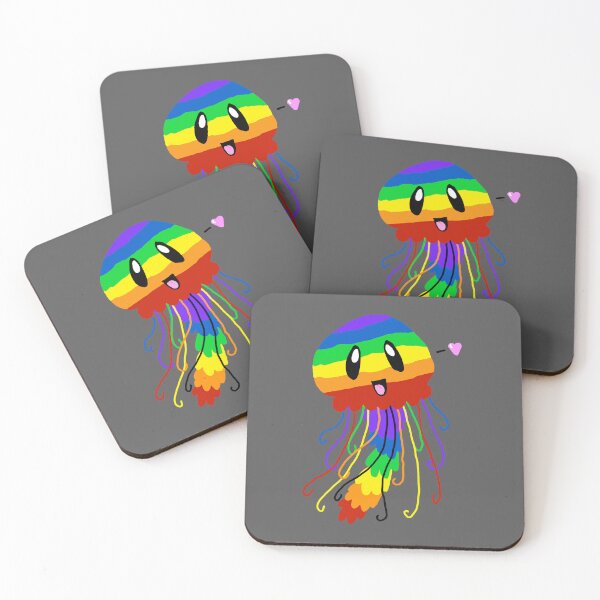 Item preview, Rainbow jellyfish  designed and sold by cheesyswiss jellyfish.