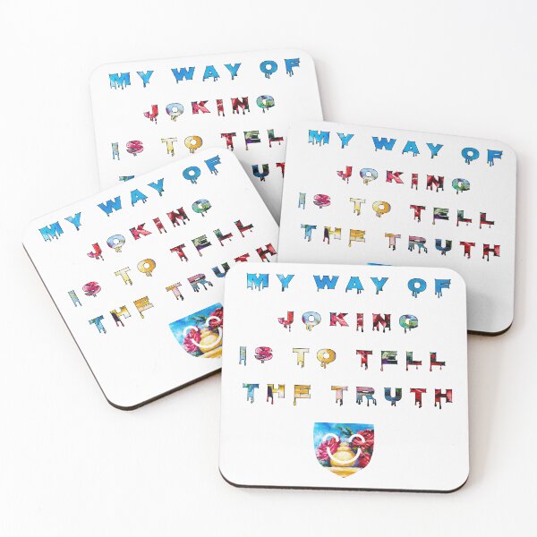 Item preview, My way of joking, words with pattern by Marina Daniluka designed and sold by MariDaniArt.
