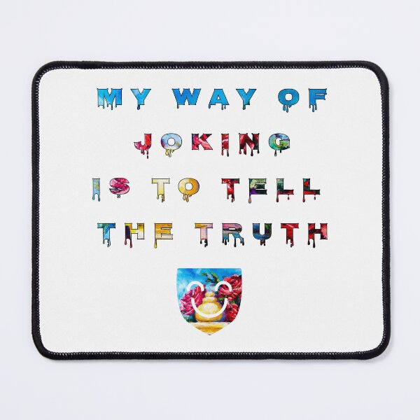 Item preview, My way of joking, words with pattern by Marina Daniluka designed and sold by MariDaniArt.