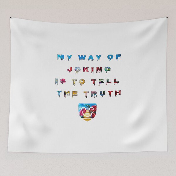 Item preview, My way of joking, words with pattern by Marina Daniluka designed and sold by MariDaniArt.