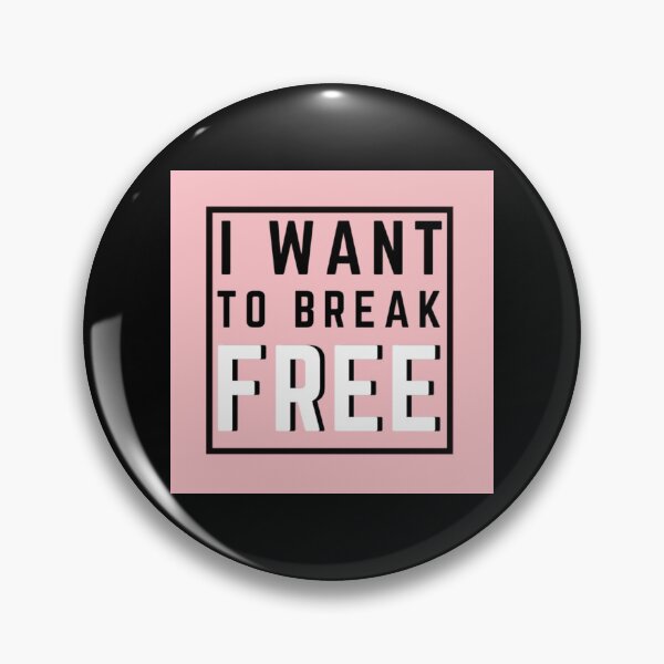 Item preview, I Want To Break Free Sticker designed and sold by colonjohan.